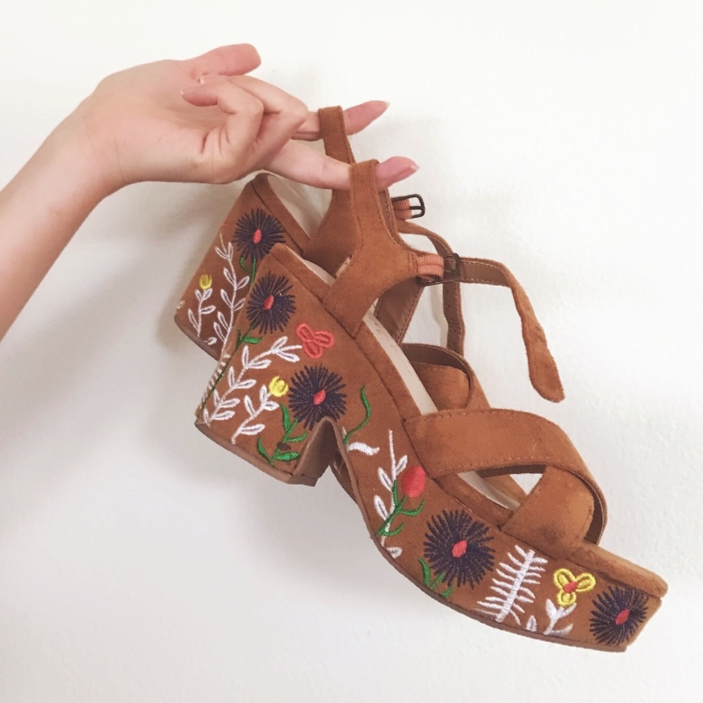 Coconuts by Matisse Embroidered Sandals